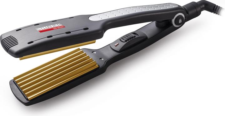 Immagine prodotto XanitaliaPro Piastra in ceramica effetto frisé Java Tourmaline Gold (Piastra per capelli)