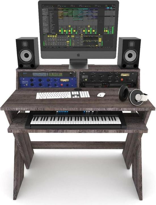 Actual product image Glorious DJ Booth Sound Desk Compact Walnut