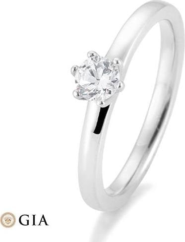 Actual product image Breuning 6 prong set 0.60-1.00 ct. (52, 750/18 K Gold)