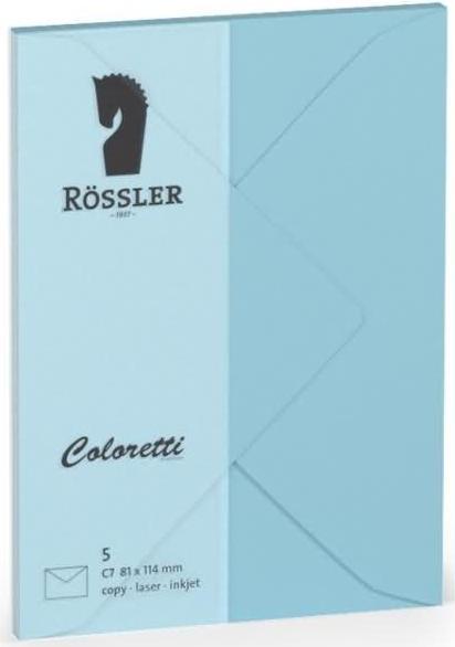 Actual product image Magni Envelopes Coloretti C7 5s sky blue (C7, 5 x)