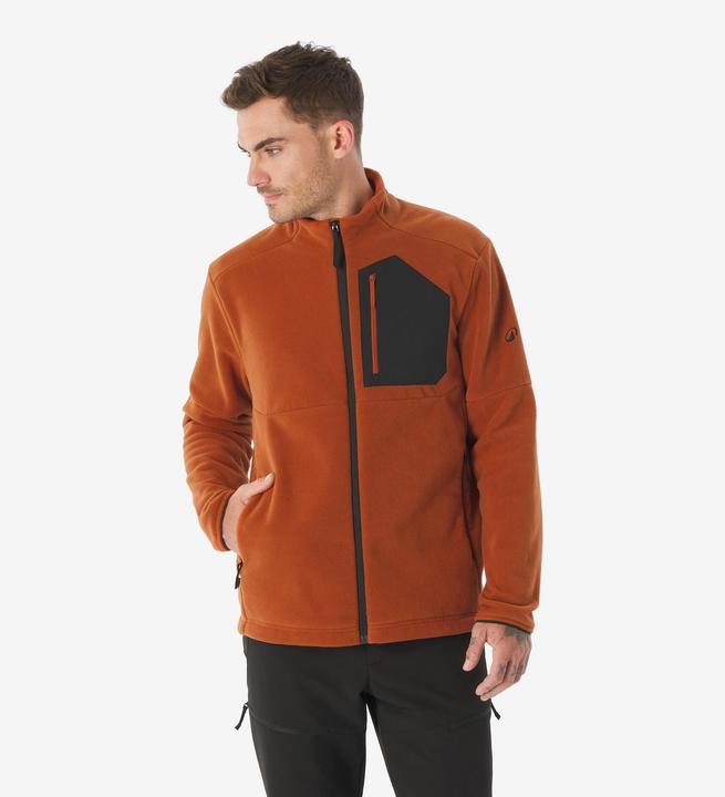 Immagine prodotto Quechua Fleecejacke Herren mit Tasche Wandern - MH500 orange (M)