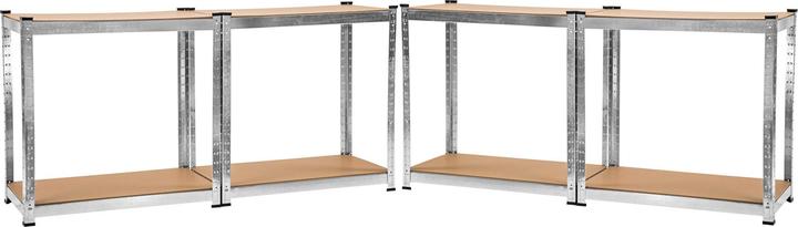 Actual product image tectake Heavy duty shelving