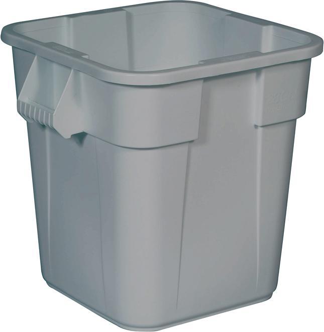 Rubbermaid Container BRUTE 106 Liter, eckig, aus PP, grau (106 l)