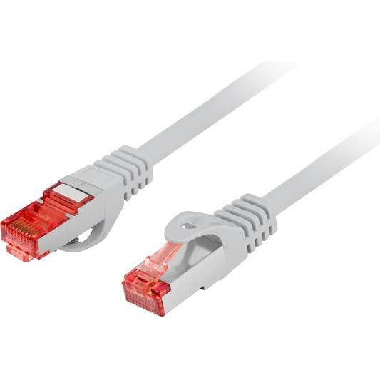 Lanberg Patchcord cat.6 FTP 2m grey (F/UTP, CAT6, 2 m), Netzwerkkabel