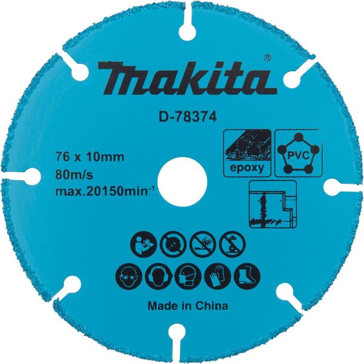 Actual product image Makita Cutting disc 76 x 10