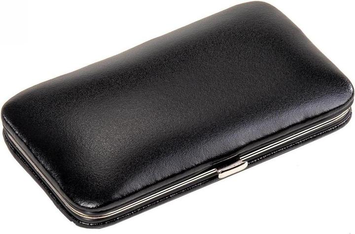 Produktbild Sacher TF100R.0104 - 4-teilig Maniküretui Manikürenset schwarz Leder