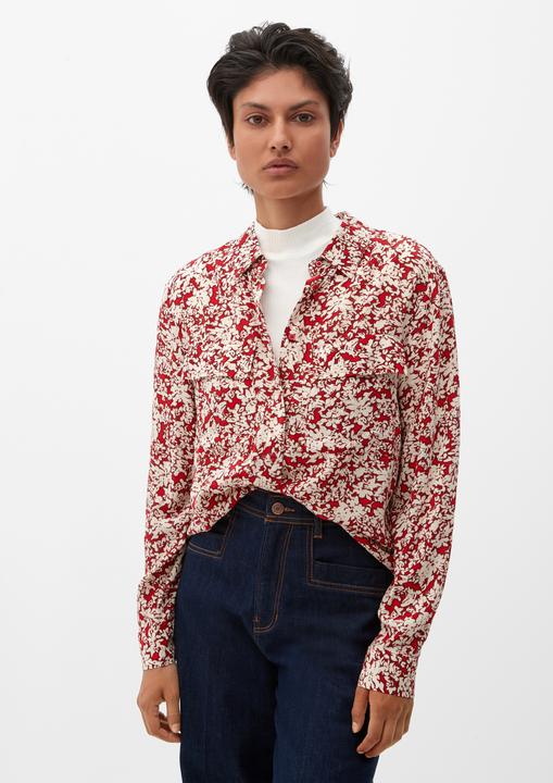 Produktbild s.Oliver Bluse Hemdbluse mit Alloverprint (46)