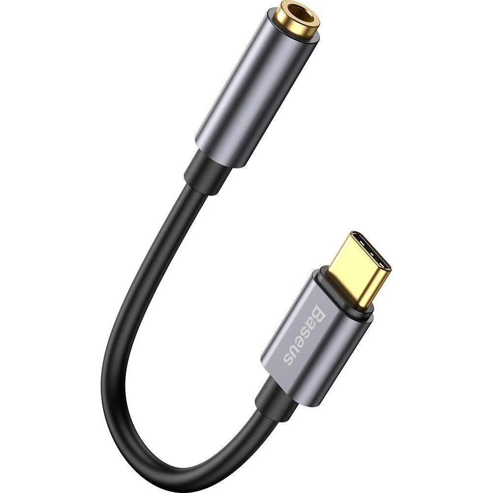 Thumbnail - Baseus L54 (USB Typ C, 3.5mm Klinke), Mobilgerät Adapter, Grau