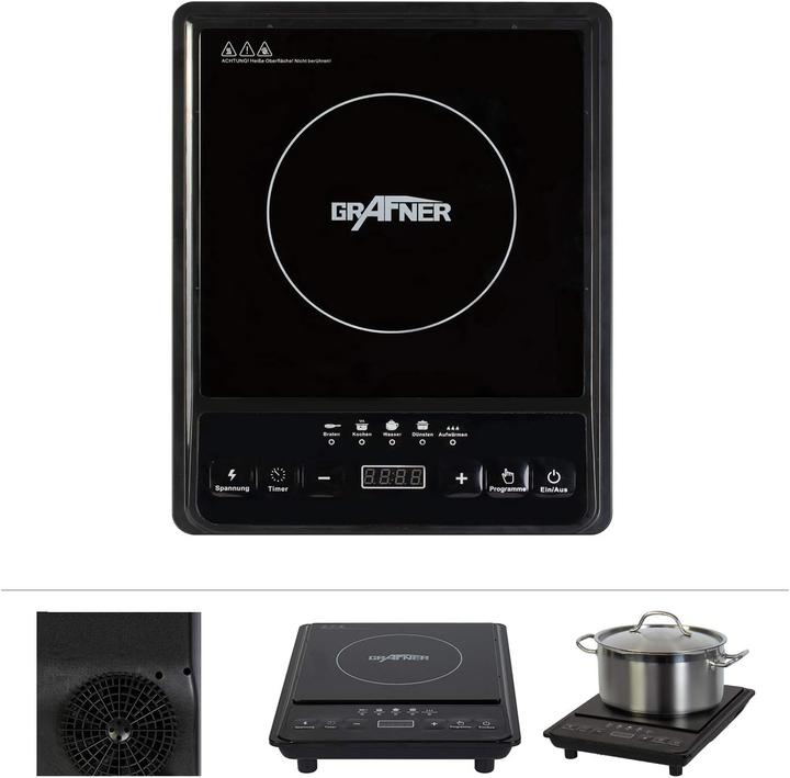 Produktbild Grafner Induktionskochplatte mit 2000 Watt