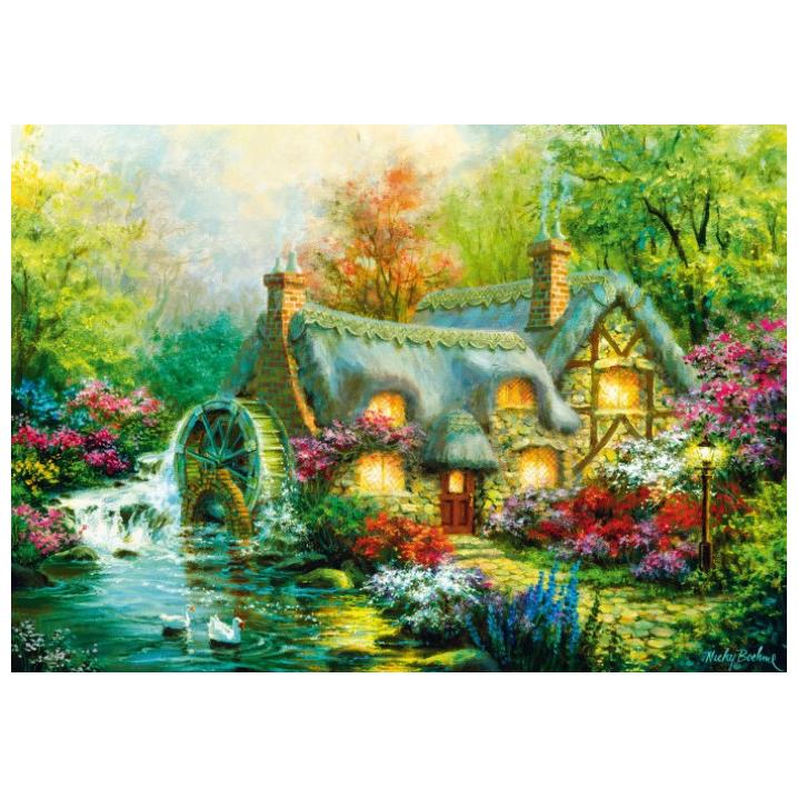 Thumbnail - Bluebird Alte Mühle am Fluss (1000 Teile)