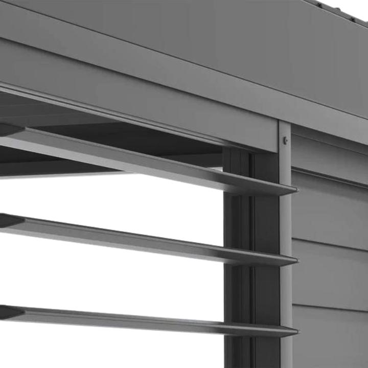 Produktbild Mirador Sichtschutzwand mit schwenkbaren Lamellen Anthrazit