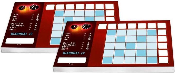 Actual product image Crackle extra blocks sheet (German, 1 - 12 Players)