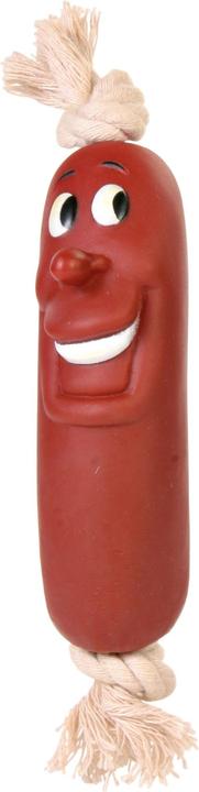 Produktbild Trixie Snack-Toy Würstchen am Seil 11cm (Beschäftigungsspielzeug Hund)