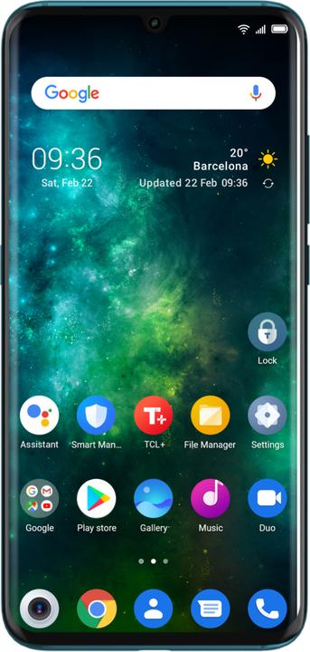 TCL T10 Pro (128 GB, Mist Green, 6.47", Dual SIM, 4G)