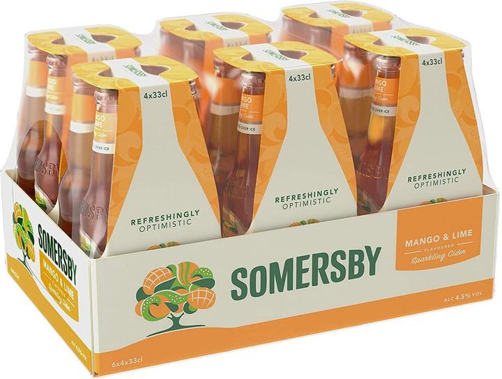 Produktbild Somersby MANGO & LIME Flasche Kiste / (24 x 33 cl)