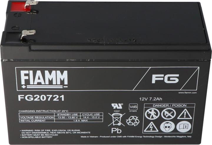 Produktbild Fiamm Akku FG20721 mit 4,8mm Steckkontakte (12 V, 7.20 Ah)
