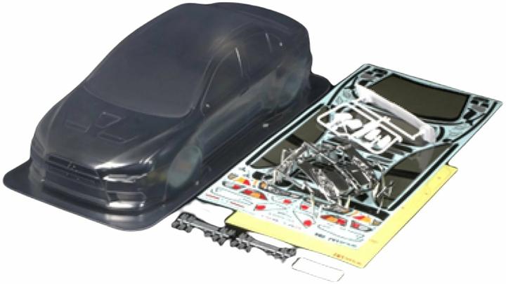 Produktbild Tamiya Mitsubishi Lancer Evo X Body Parts Set