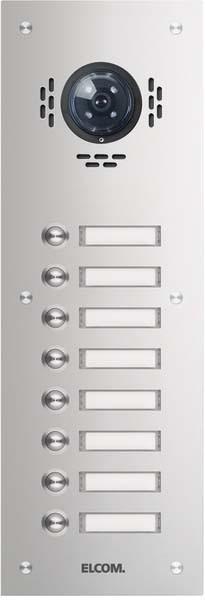 Actual product image Elcom ELCO TVG-8/1 door station ESTA Vid-BTC 8T/1R UP Ed