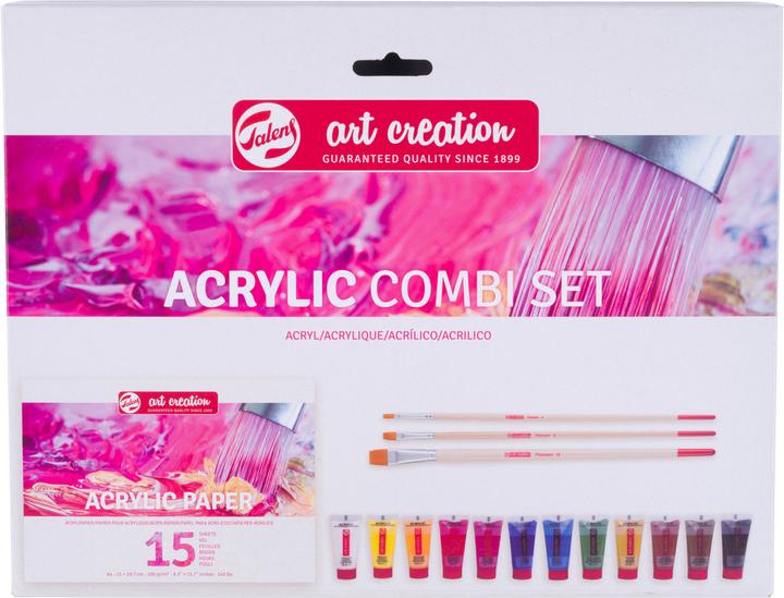 Produktbild Talens Acrylfarbe Combiset 3-teilig, Art: Acrylfarbe, Detailfarbe (multicolour, 12 ml)