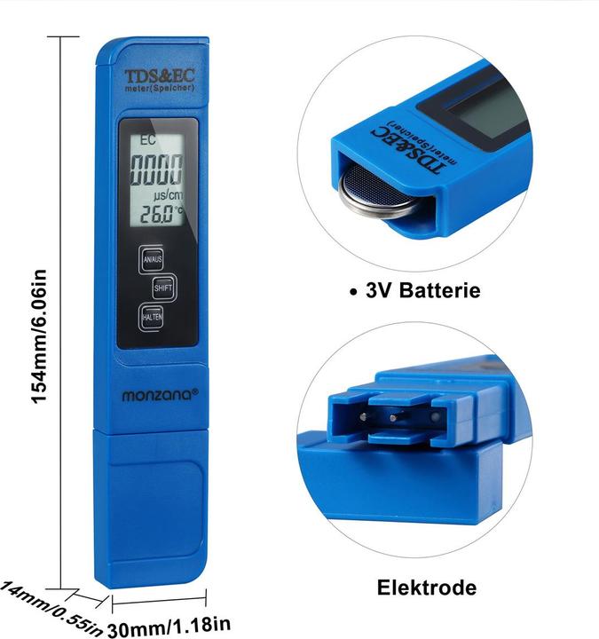 Produktbild Monzana Wassertester (100 g)