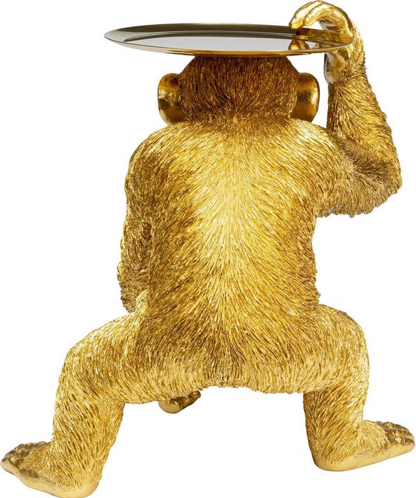 Image du produit Kare Design Figurine de décoration Butler Playing Chimp Gold 52cm