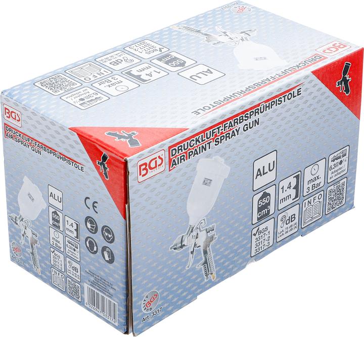 Produktbild BGS Druckluft-Farbsprühpistole 550 cm³