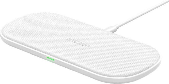 Produktbild Choetech Dual Fast Wireless Charger T535 (white) (10 W)