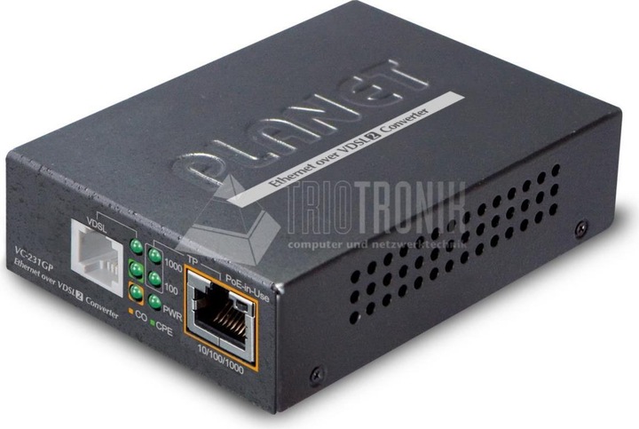Planet 1-Porta 10/100/1000T 802.3at PoE+ Ethernet alla comunicazione a banda larga del convertitore VDSL2 (Trasformatori)