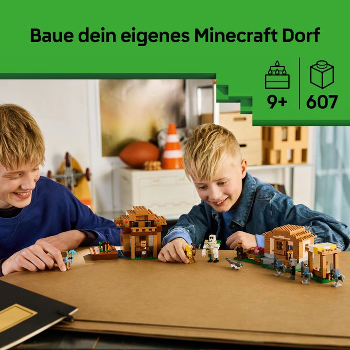 Produktbild LEGO Angriff des Magiers auf das Dorf (21596, LEGO Minecraft)