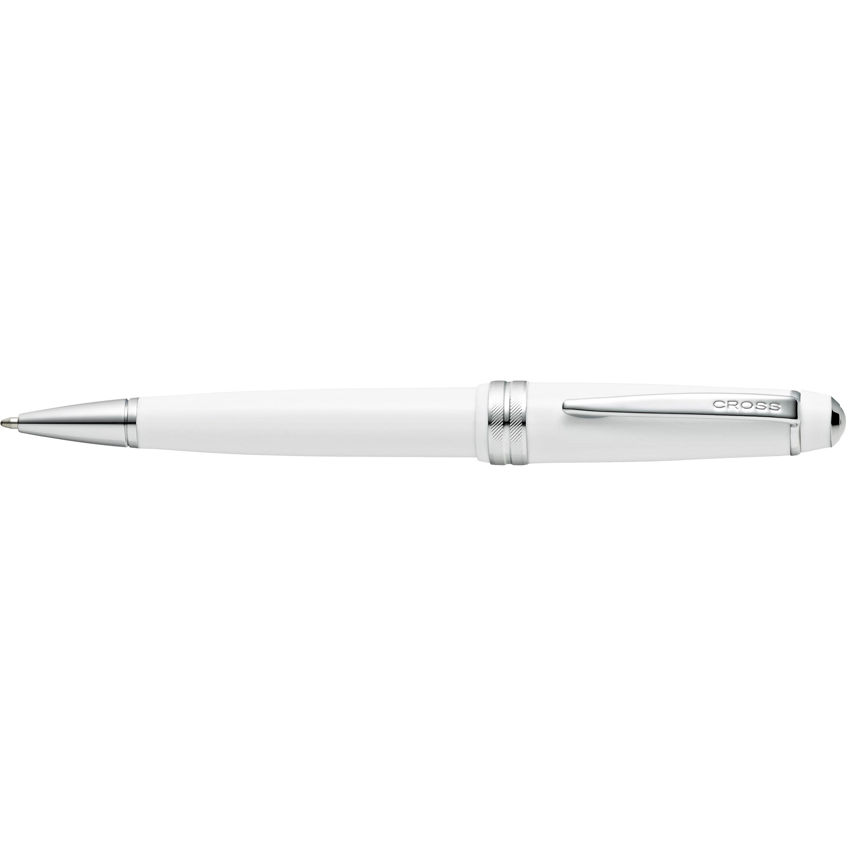 Cross, Schreibstifte, Drehkugelschreiber Bailey Light Weiss-Lack Geschenkbox (Weiss-Lack, 1 x)