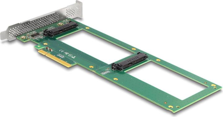 Actual product image Delock PCI Express 4.0 x8 card to 2 x internal U.2 NVMe SFF-8639