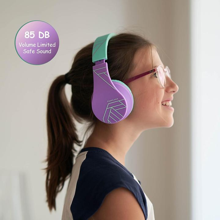 Image du produit PowerLocus Bluetooth Headphones P1 Teal-Purple