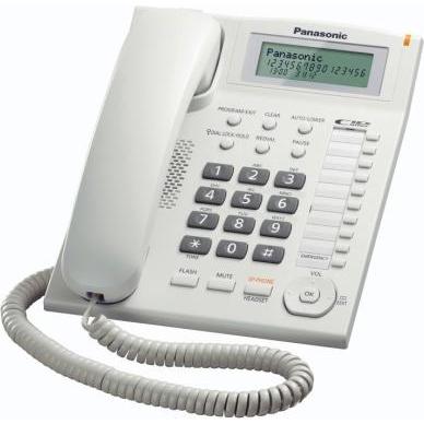 Panasonic KX-TS880FXW Telephone (b), Telefon, Weiss