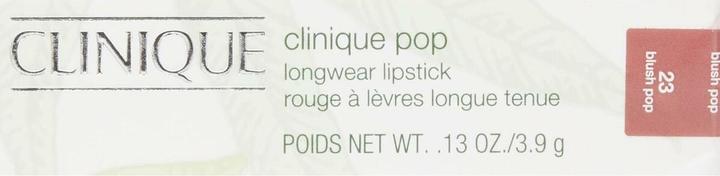 Actual product image Clinique Pop Longwear Lipstick Shine Blush Pop