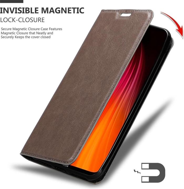 Productafbeelding Cadorabo Boek Onzichtbare Magneethoes (Xiaomi Redmi Note 8)
