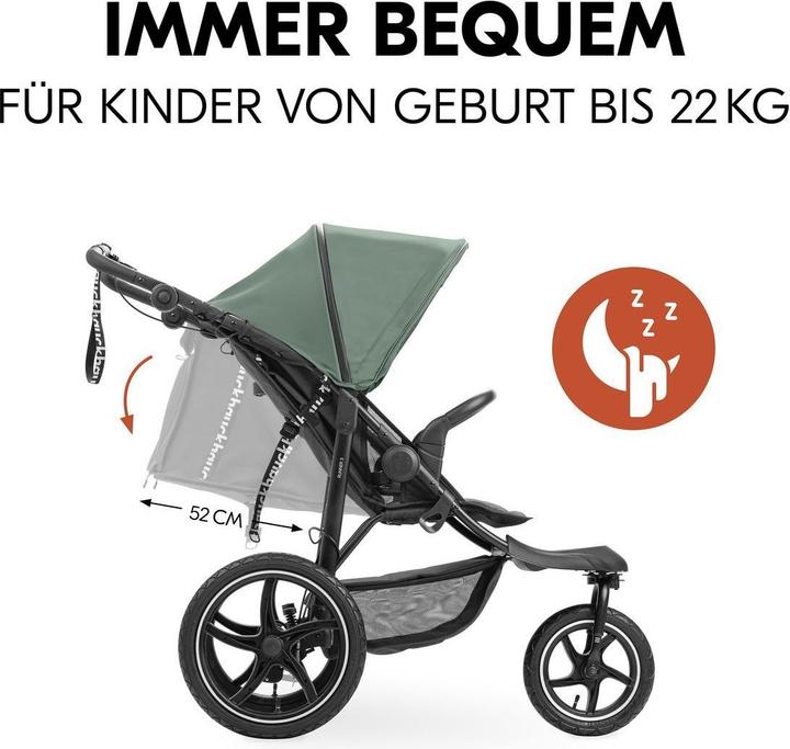 Actual product image Hauck Buggys & Sportwagen Buggy & Jogger Runner 3 (mit grossen Luftreifen)