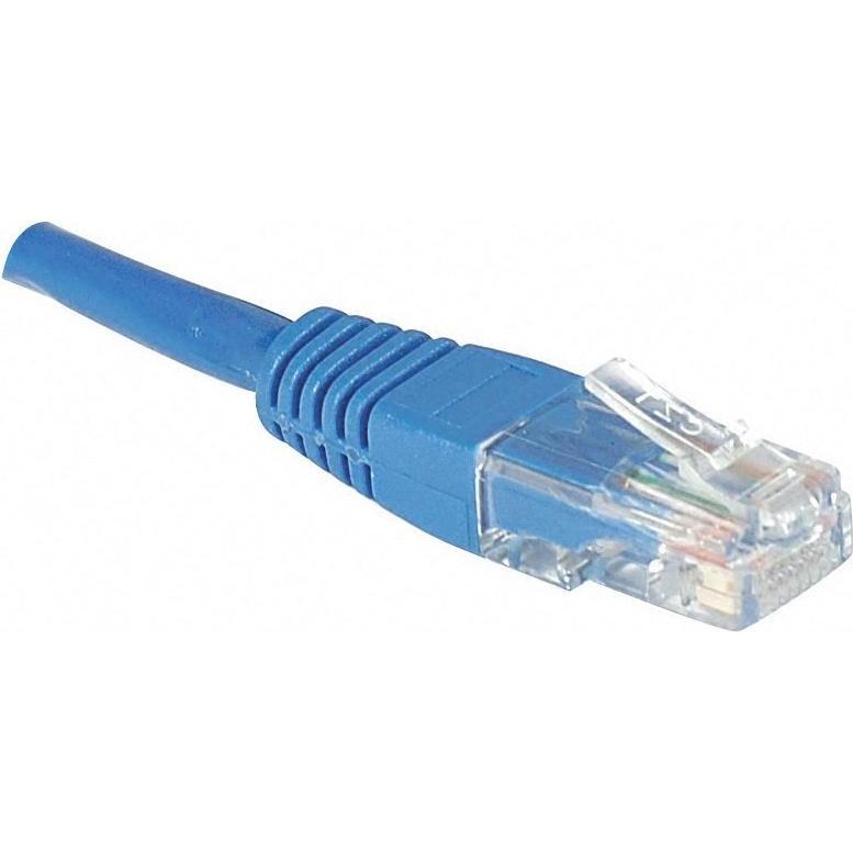 Thumbnail - Exertis Connect Patchkabel U/UTP, ungeschirmt, CAT.5e, blau, 2,0m Patchkabel mit besonders schmalem Knickschutz (U/UTP, ...
