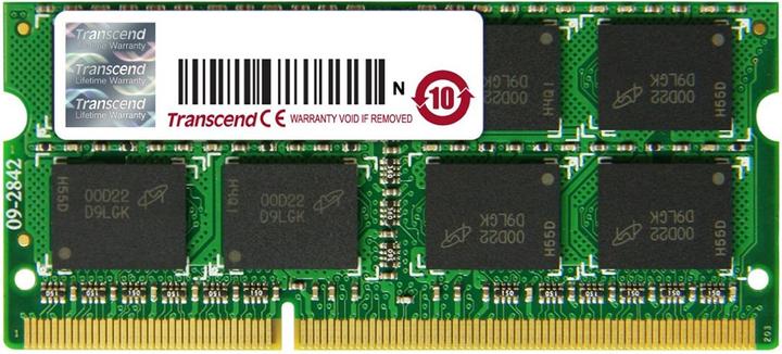 Image du produit Transcend 8Gb,DDR3,1600MHz,SDRAM,SODIMM 200pin (1 x 8GB, 1600 MHz, RAM DDR3, SO-DIMM)