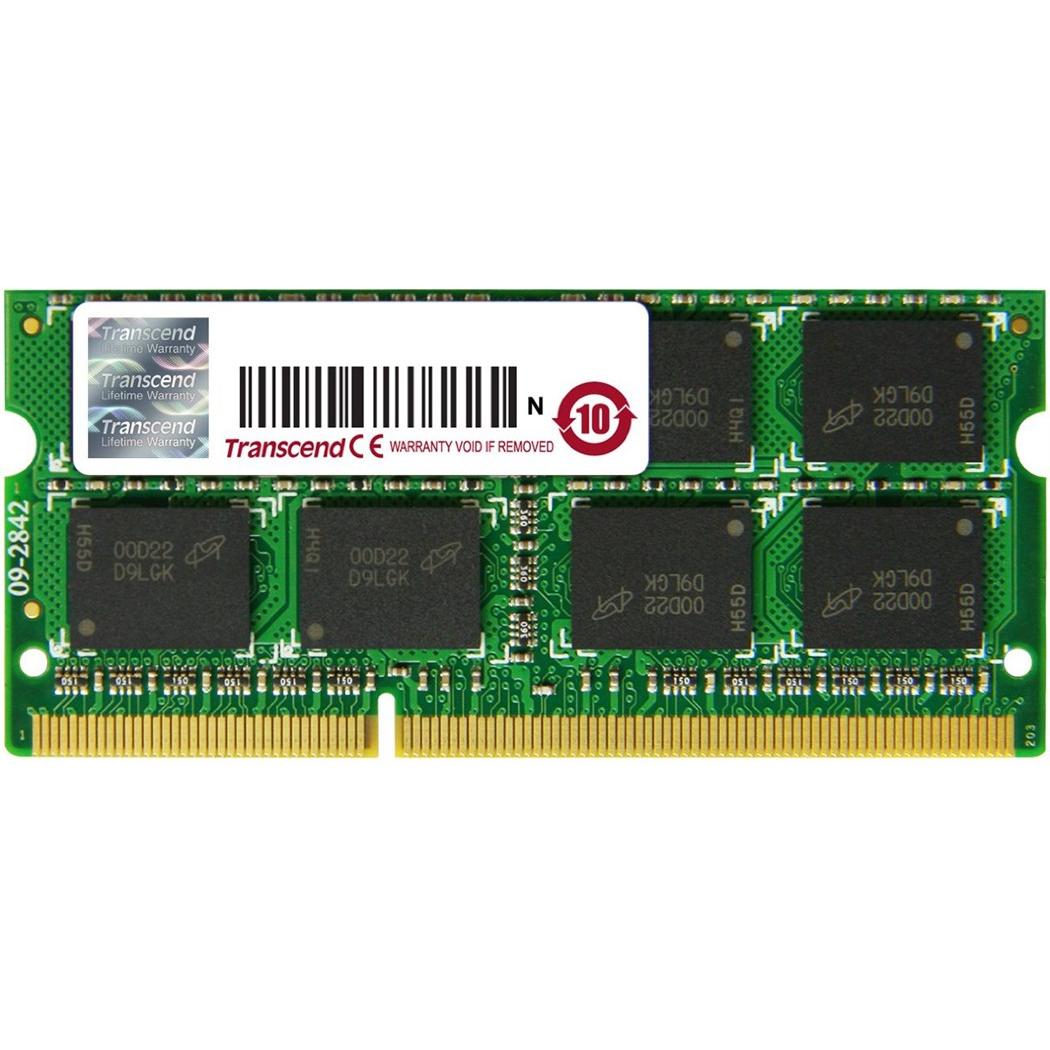 Transcend 8Gb,DDR3,1600MHz,SDRAM,200pin SODIMM (1 x 8GB, 1600 MHz, DDR3-RAM, SO-DIMM), RAM
