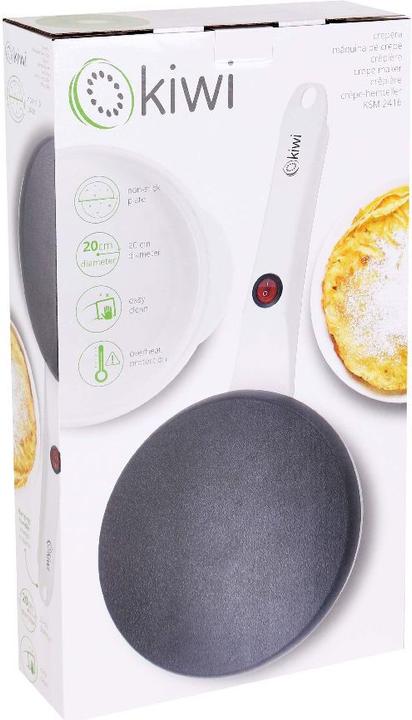 Actual product image Kiwi electric crepe maker 20cm 600w