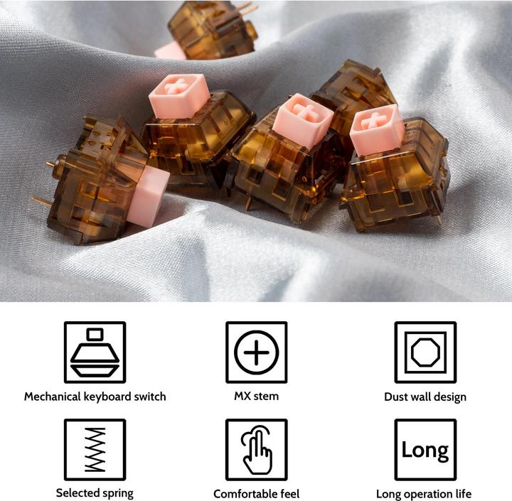 Produktbild Keychron Kailh COCO PINK Box V2 Switch (110 Stück)