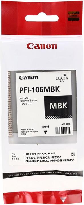 Produktbild Canon Pfi-106mbk (MBK)