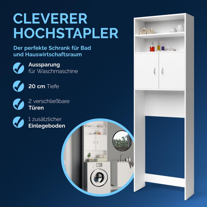 Image du produit Casaria Armoire machine à laver