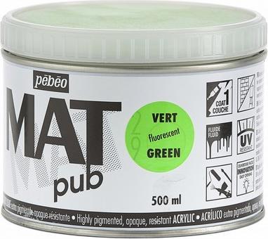 Actual product image Pebeo Acrylic Mat Pub (500 ml)