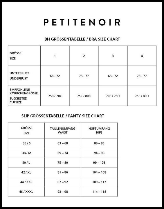 Immagine prodotto Petitenoir Set di reggiseni (S)