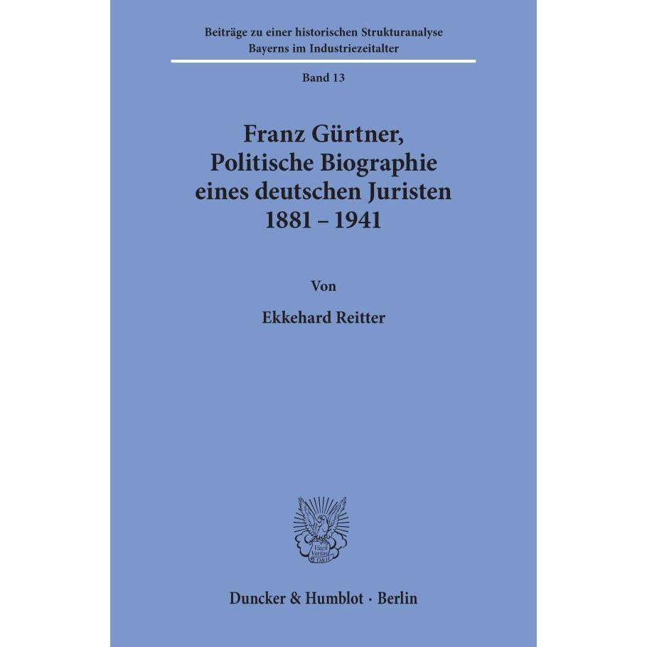 Franz Gürtner, Sachbücher