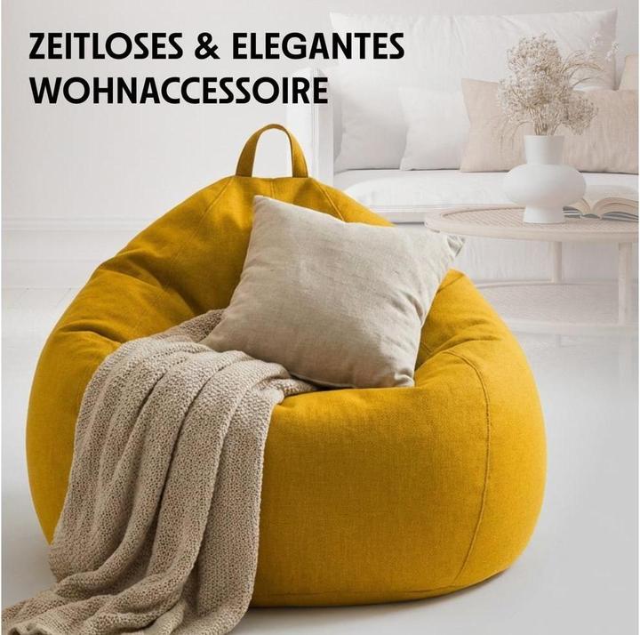 Produktbild Urbanara Sitzsack Basic-Comfort 250 l Polyester (PES), Gelb