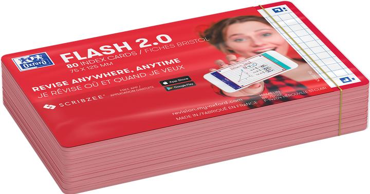 Image du produit Oxford 80 flashcards FLASH 2.0 - 7 (75 x 125 mm, 80x)
