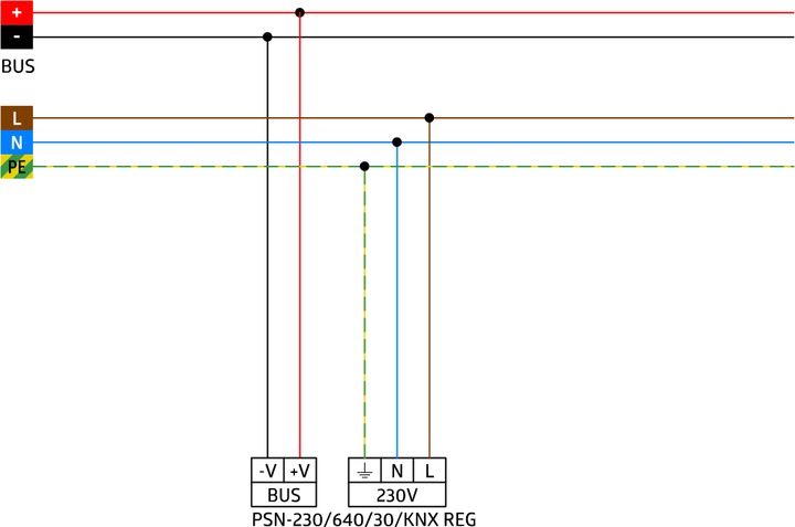 Produktbild BEG PSN-230/640/30/KNX REG Netzteil