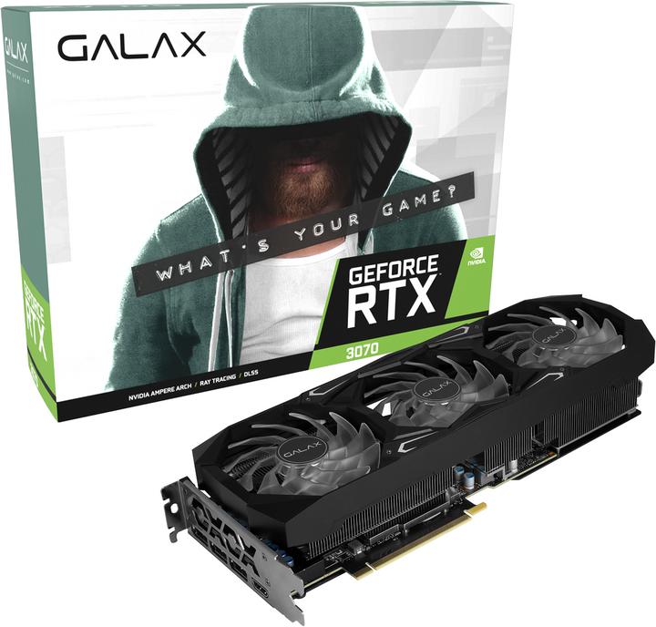 Actual product image KFA2 GeForce RTX 3070 SG 1-Click OC (8 GB)